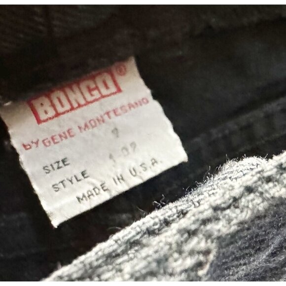 Vintage BONGO 80s / 90s Hi Rise Black Mom Jeans Size 24 - Picture 5 of 8